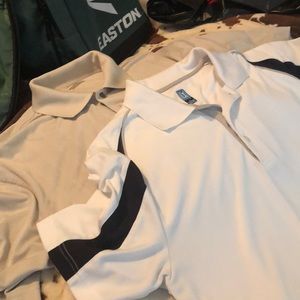 Pair of golf shirts
